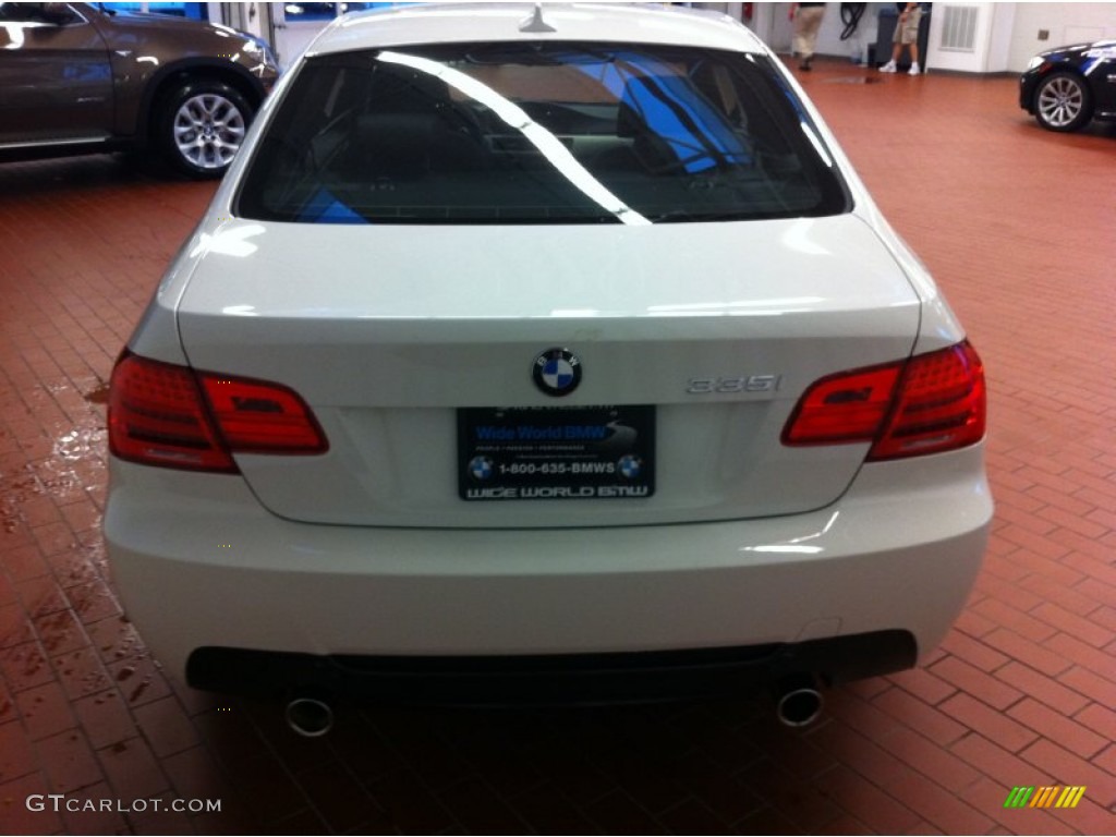 2013 3 Series 335i xDrive Coupe - Alpine White / Black photo #5