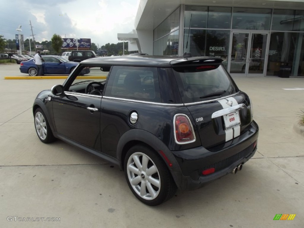 2008 Cooper S Hardtop - Astro Black Metallic / Grey/Black photo #4