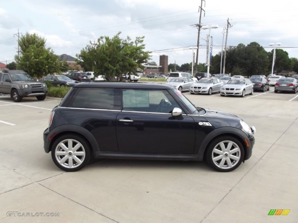 2008 Cooper S Hardtop - Astro Black Metallic / Grey/Black photo #6