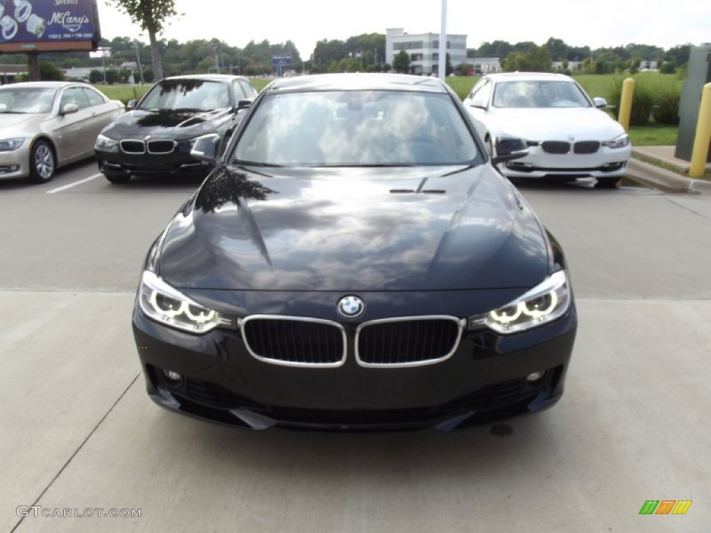 2013 3 Series 328i Sedan - Jet Black / Venetian Beige photo #7