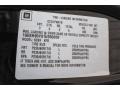 2001 Cadillac DeVille Limousine Info Tag