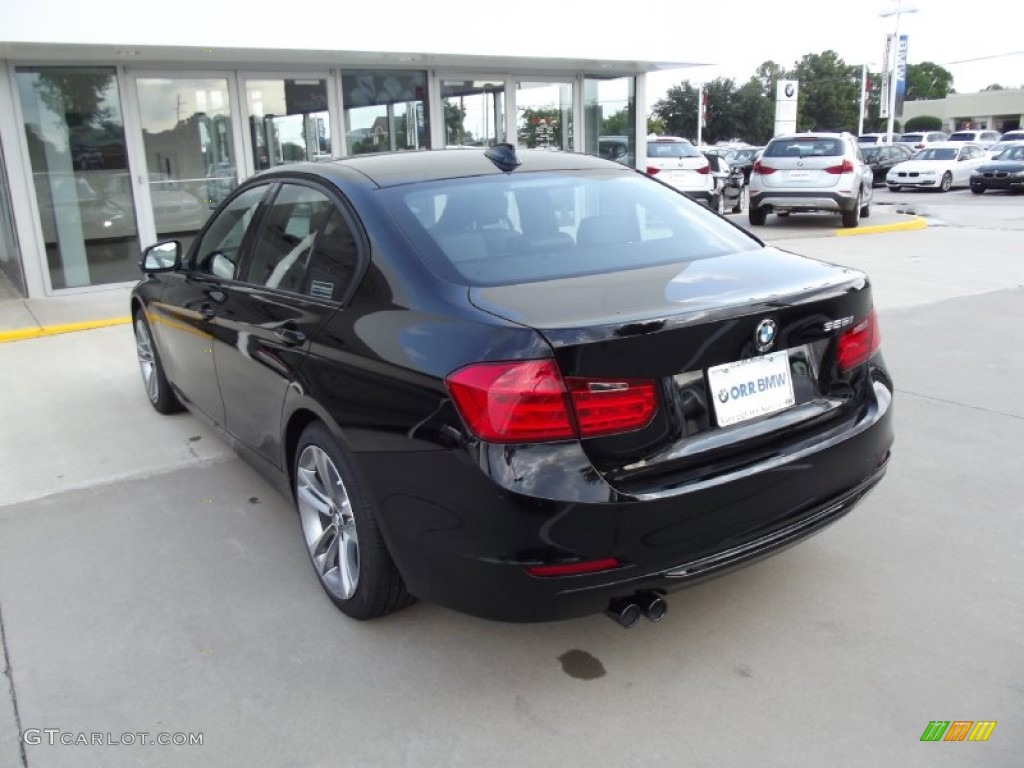 2013 3 Series 328i Sedan - Jet Black / Black photo #4