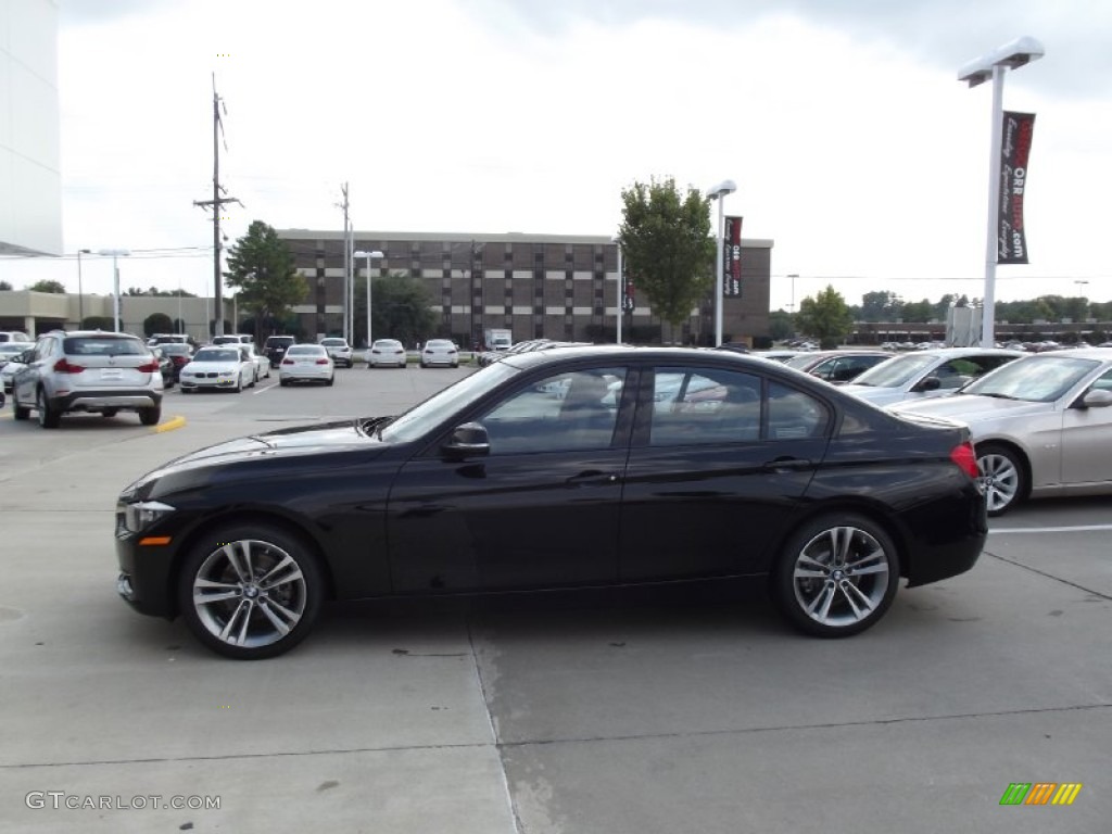 2013 3 Series 328i Sedan - Jet Black / Black photo #5