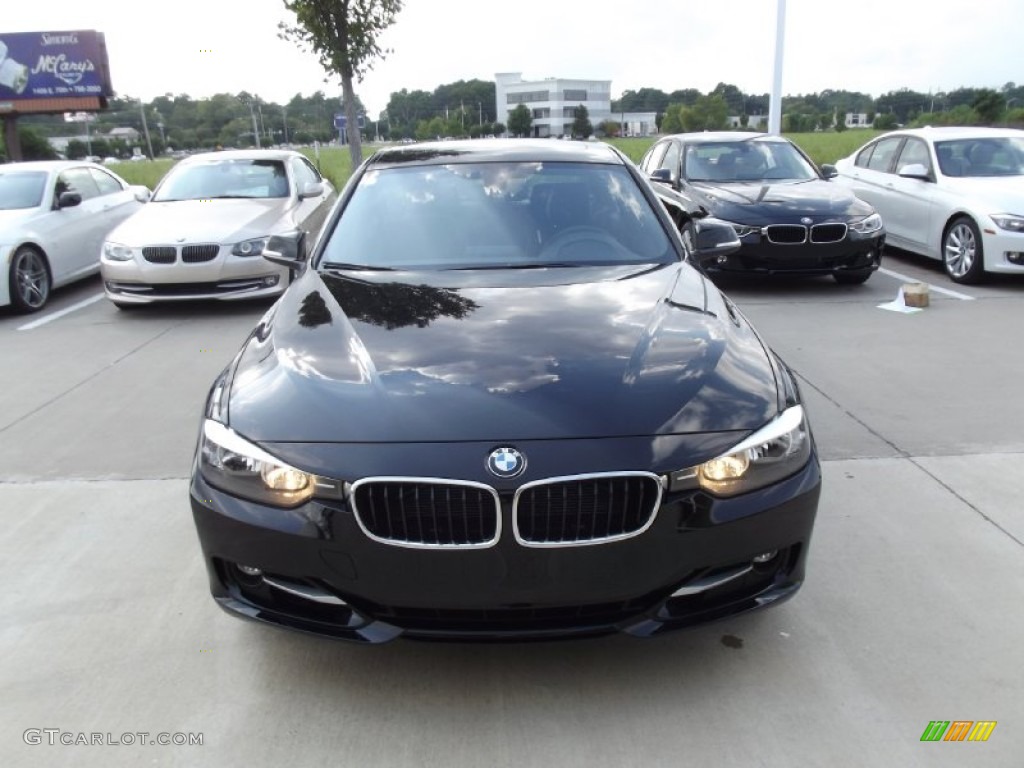 2013 3 Series 328i Sedan - Jet Black / Black photo #7