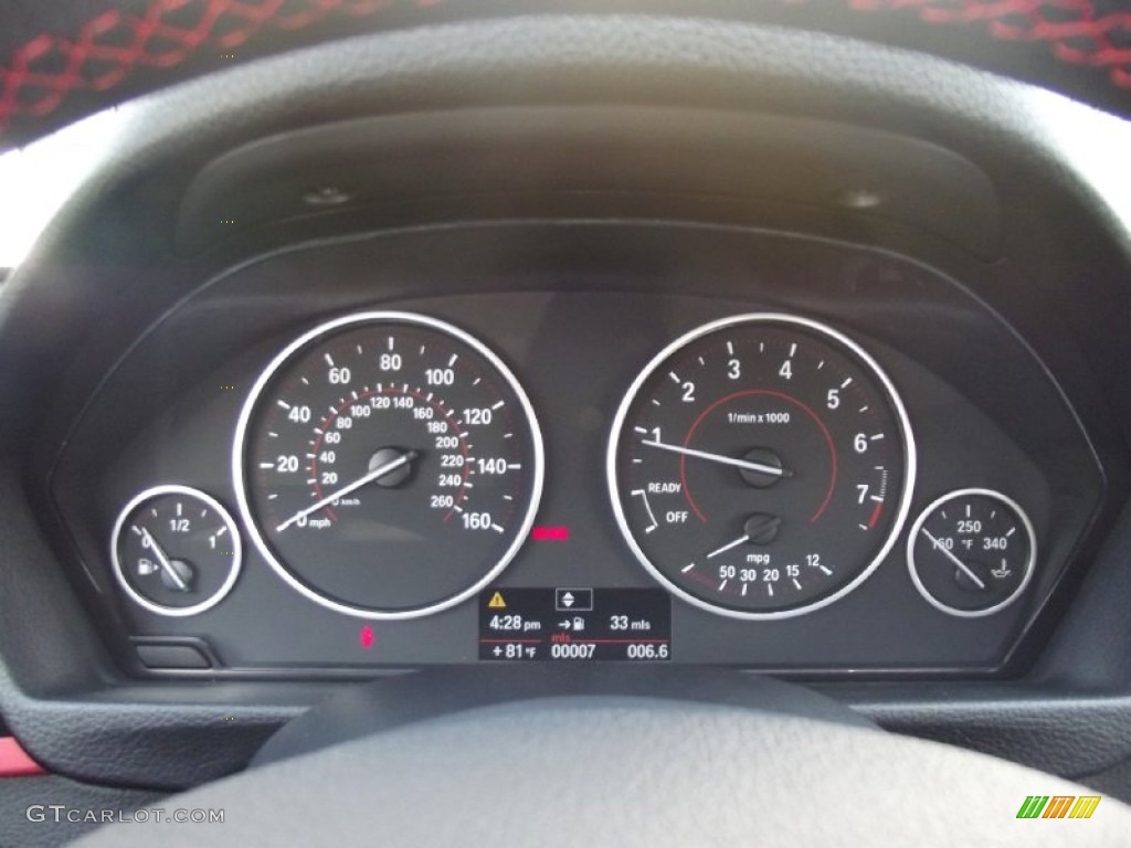 2013 BMW 3 Series 328i Sedan Gauges Photo #71033438