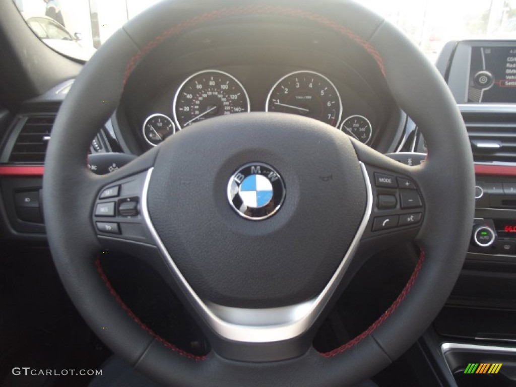 2013 3 Series 328i Sedan - Jet Black / Black photo #10