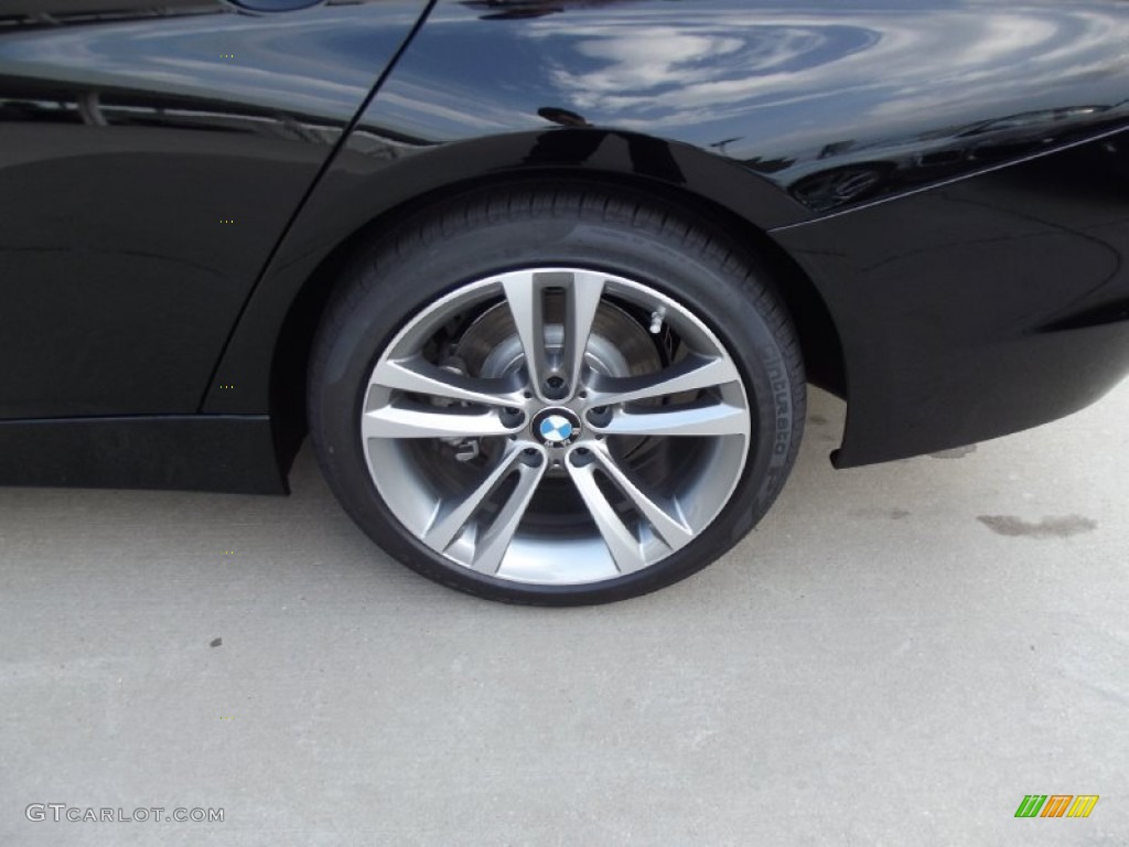 2013 3 Series 328i Sedan - Jet Black / Black photo #15