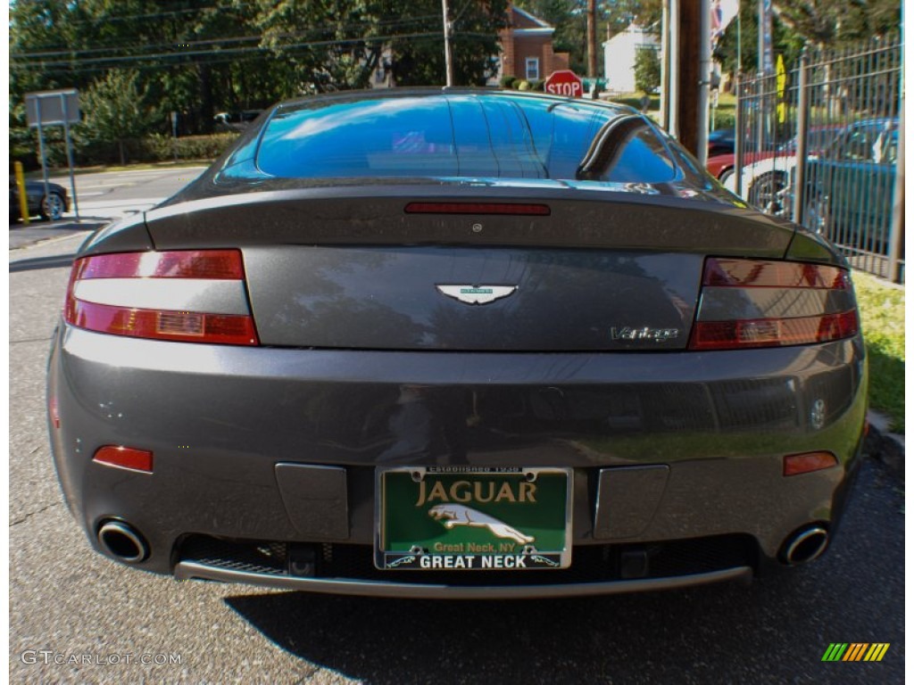 2008 V8 Vantage Coupe - Meteorite Silver / Obsidian Black photo #5