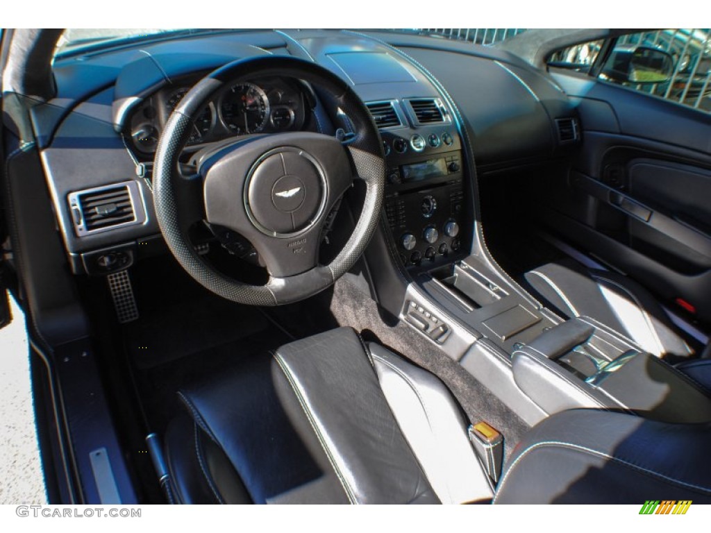 2008 V8 Vantage Coupe - Meteorite Silver / Obsidian Black photo #19