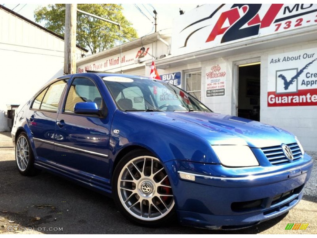 2004 Jetta GLI 1.8T Sedan - Blue Lagoon Metallic / Black photo #1