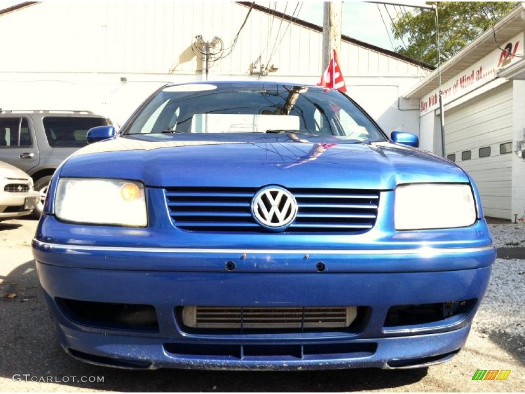 2004 Jetta GLI 1.8T Sedan - Blue Lagoon Metallic / Black photo #2