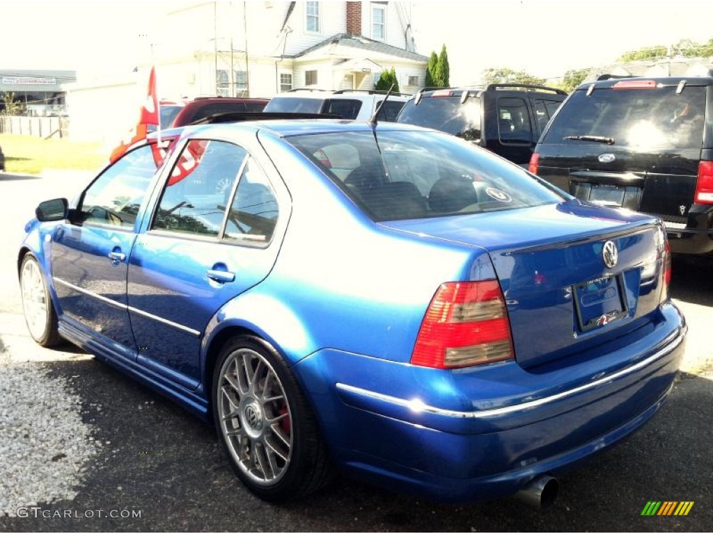 2004 Jetta GLI 1.8T Sedan - Blue Lagoon Metallic / Black photo #4