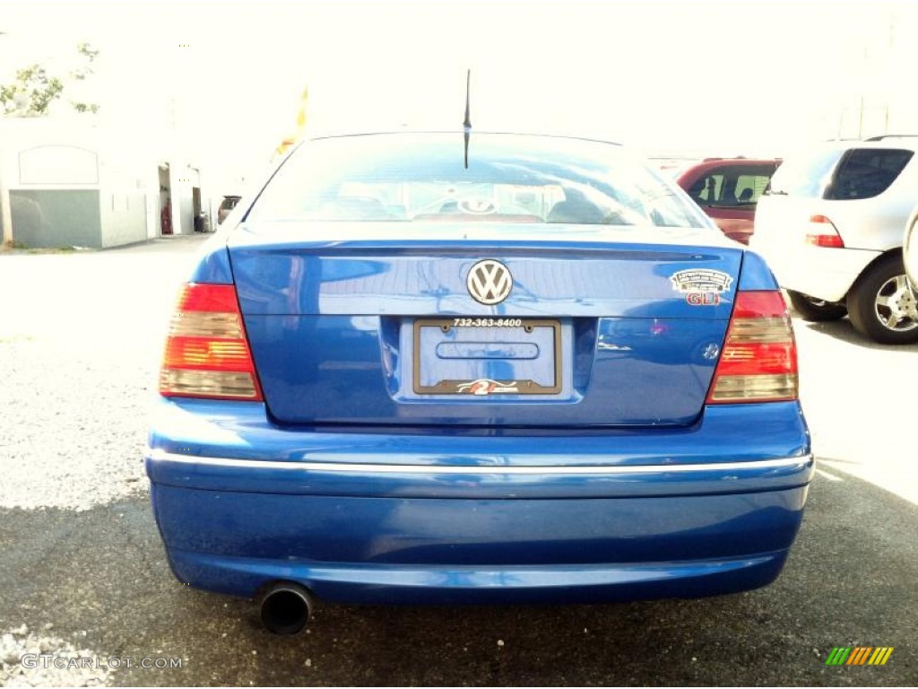 2004 Jetta GLI 1.8T Sedan - Blue Lagoon Metallic / Black photo #5