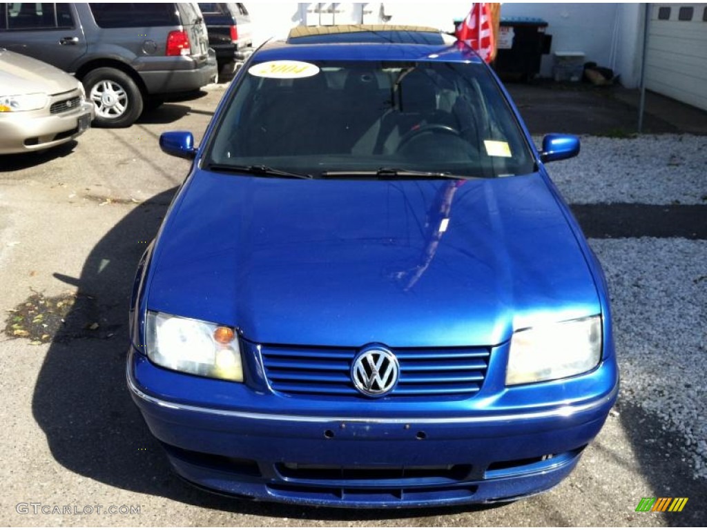 2004 Jetta GLI 1.8T Sedan - Blue Lagoon Metallic / Black photo #7