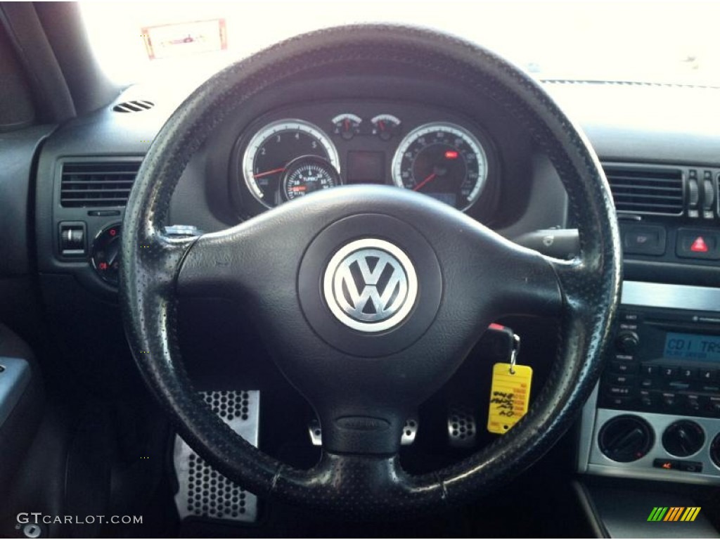 2004 Jetta GLI 1.8T Sedan - Blue Lagoon Metallic / Black photo #29
