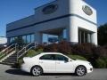 White Platinum Tri-Coat 2012 Ford Fusion SE V6