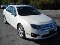 2012 White Platinum Tri-Coat Ford Fusion SE V6  photo #2