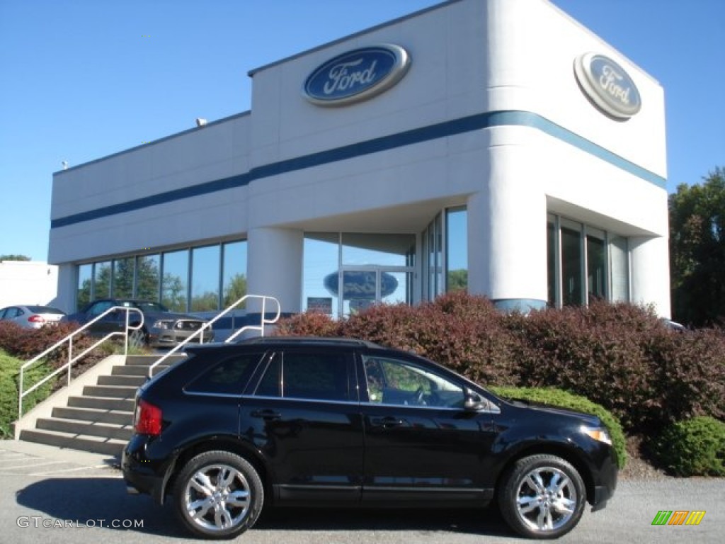 2012 Edge Limited AWD - Black / Charcoal Black photo #1