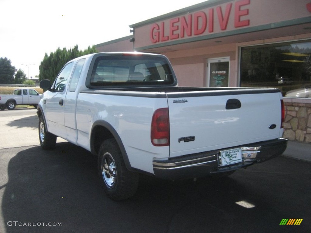 1998 F150 XL SuperCab 4x4 - Oxford White / Medium Graphite photo #5