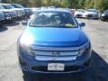 2012 Blue Flame Metallic Ford Fusion SE V6  photo #3