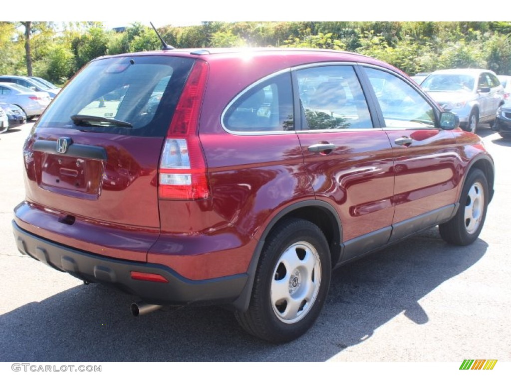 2009 CR-V LX 4WD - Tango Red Pearl / Gray photo #5