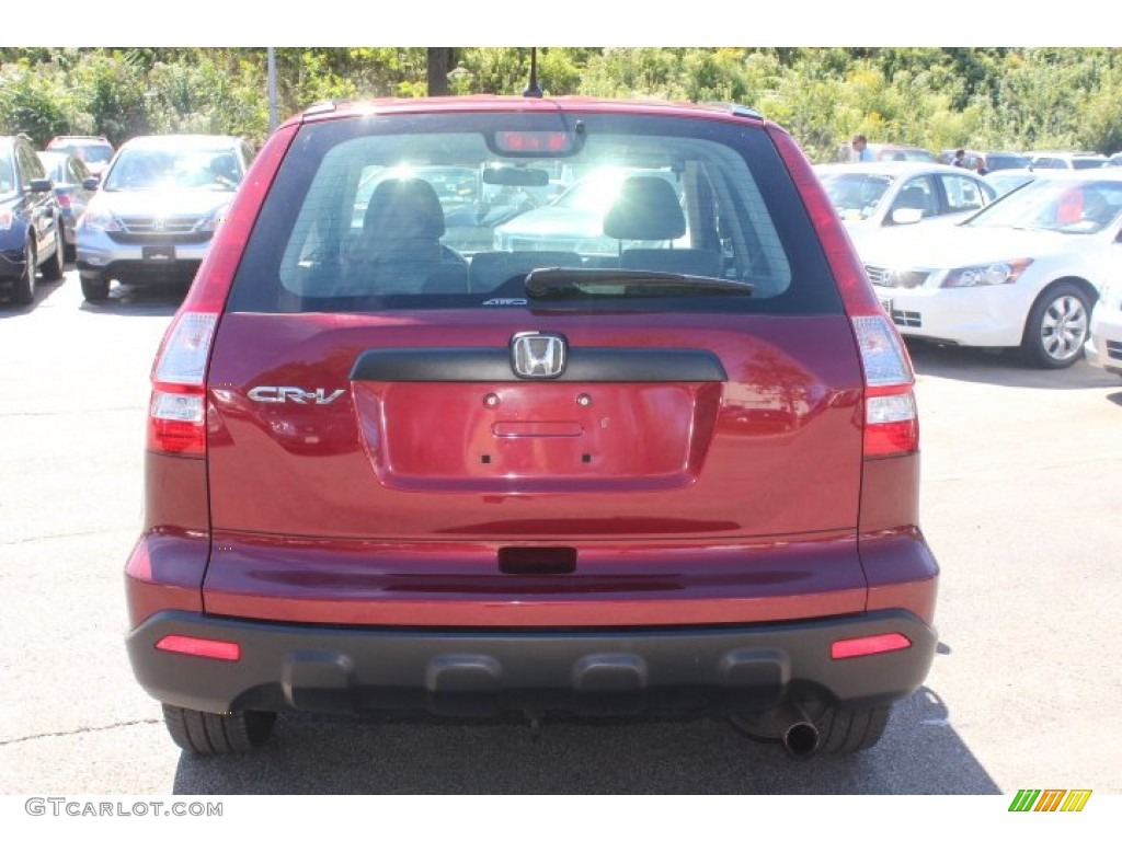 2009 CR-V LX 4WD - Tango Red Pearl / Gray photo #6