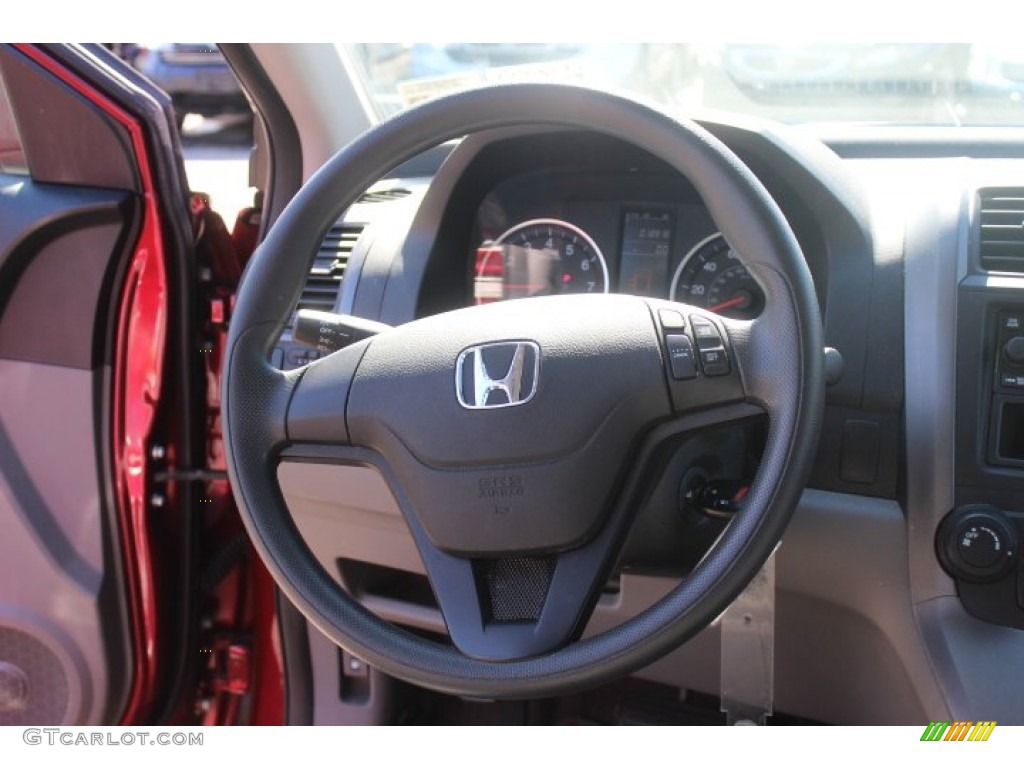 2009 CR-V LX 4WD - Tango Red Pearl / Gray photo #15