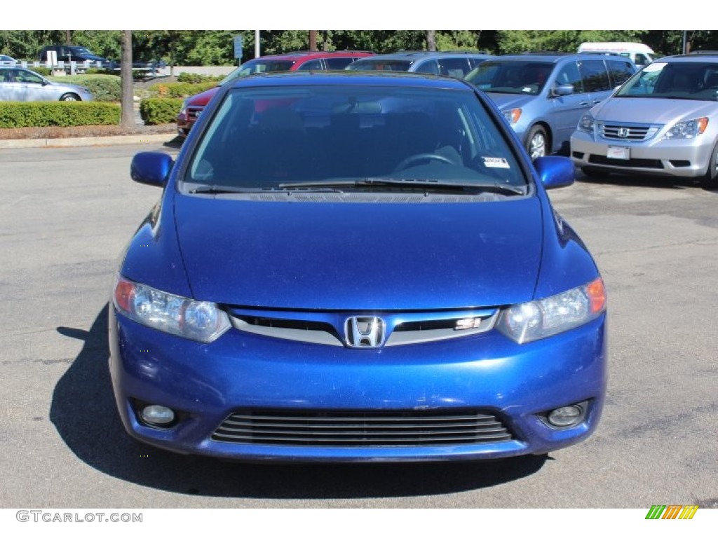 2008 Civic Si Coupe - Fiji Blue Pearl / Black photo #2