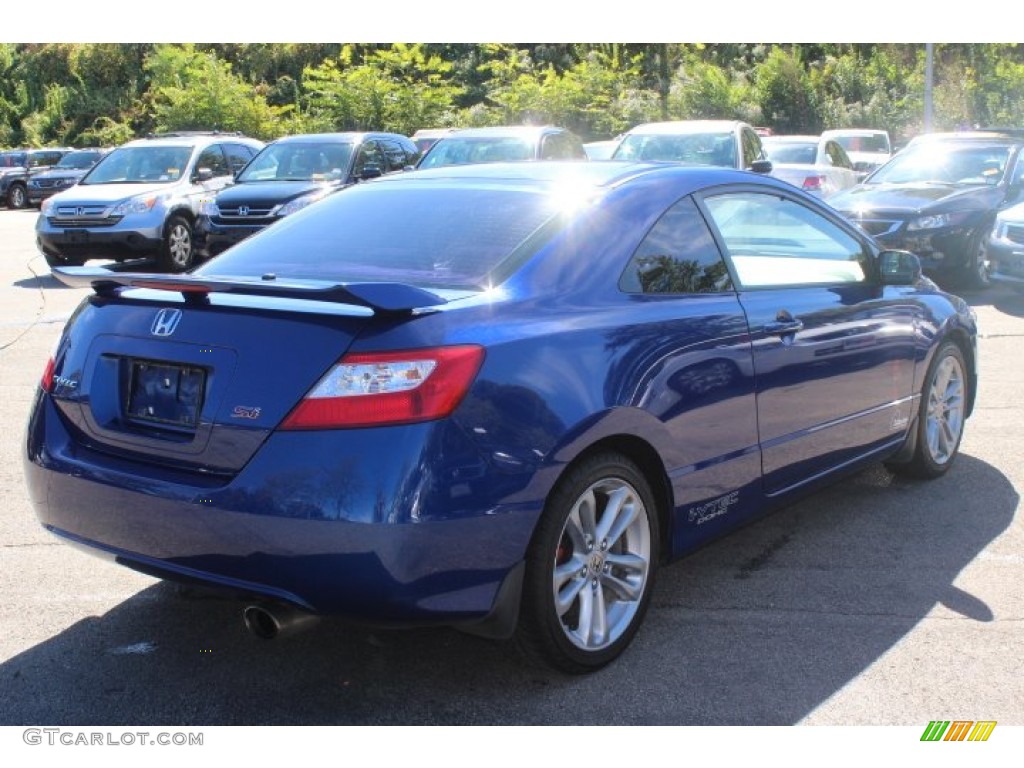 2008 Civic Si Coupe - Fiji Blue Pearl / Black photo #5
