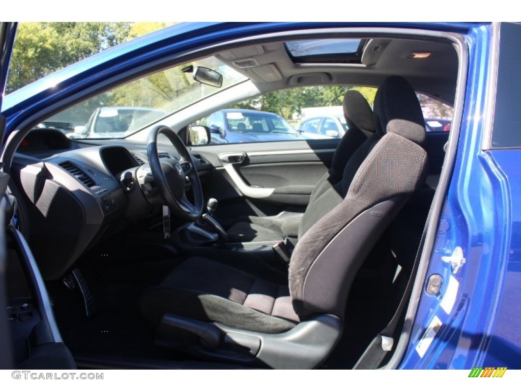 2008 Civic Si Coupe - Fiji Blue Pearl / Black photo #11