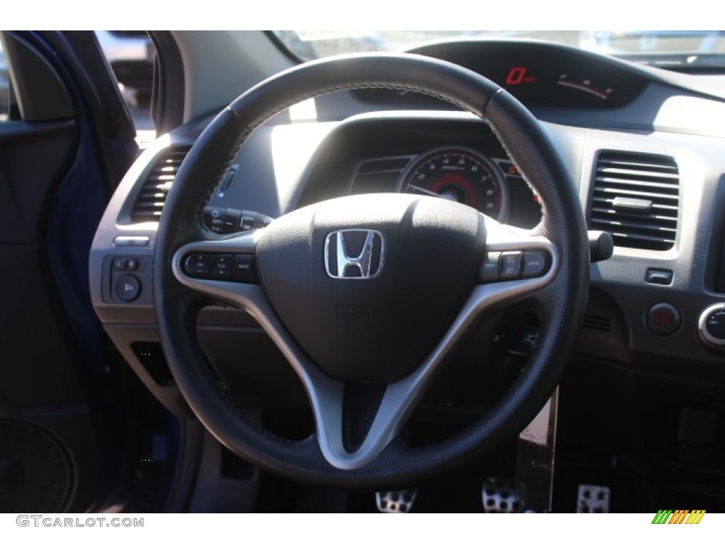 2008 Civic Si Coupe - Fiji Blue Pearl / Black photo #15