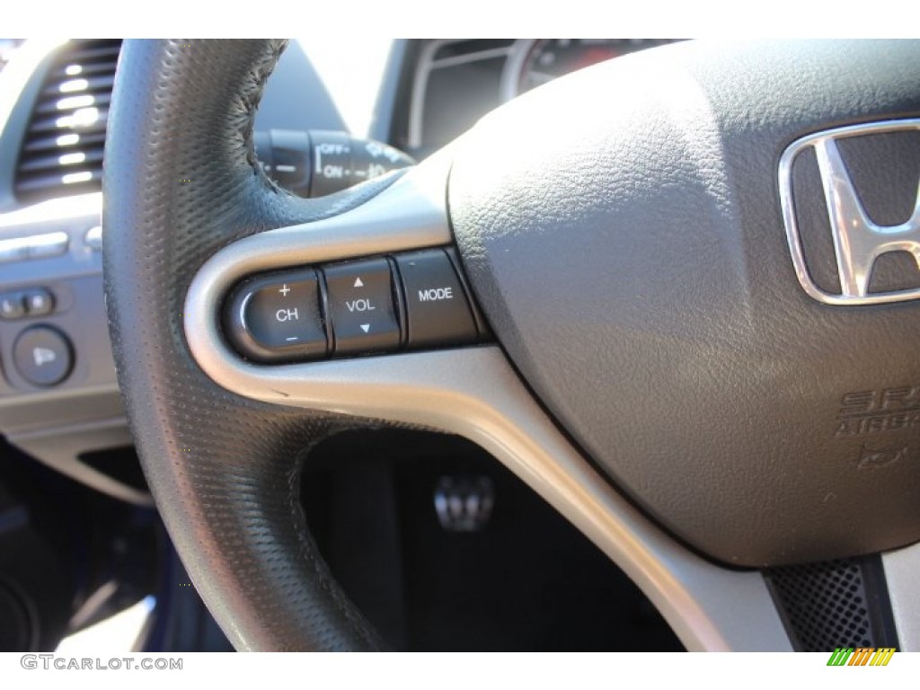 2008 Civic Si Coupe - Fiji Blue Pearl / Black photo #16