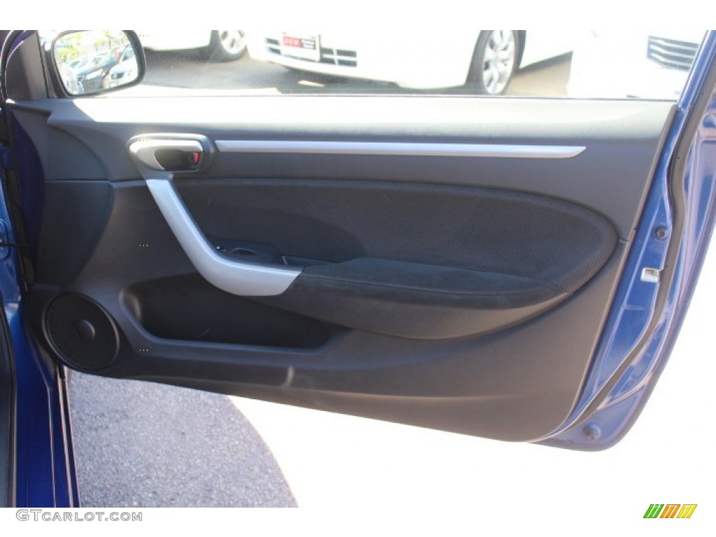 2008 Civic Si Coupe - Fiji Blue Pearl / Black photo #22