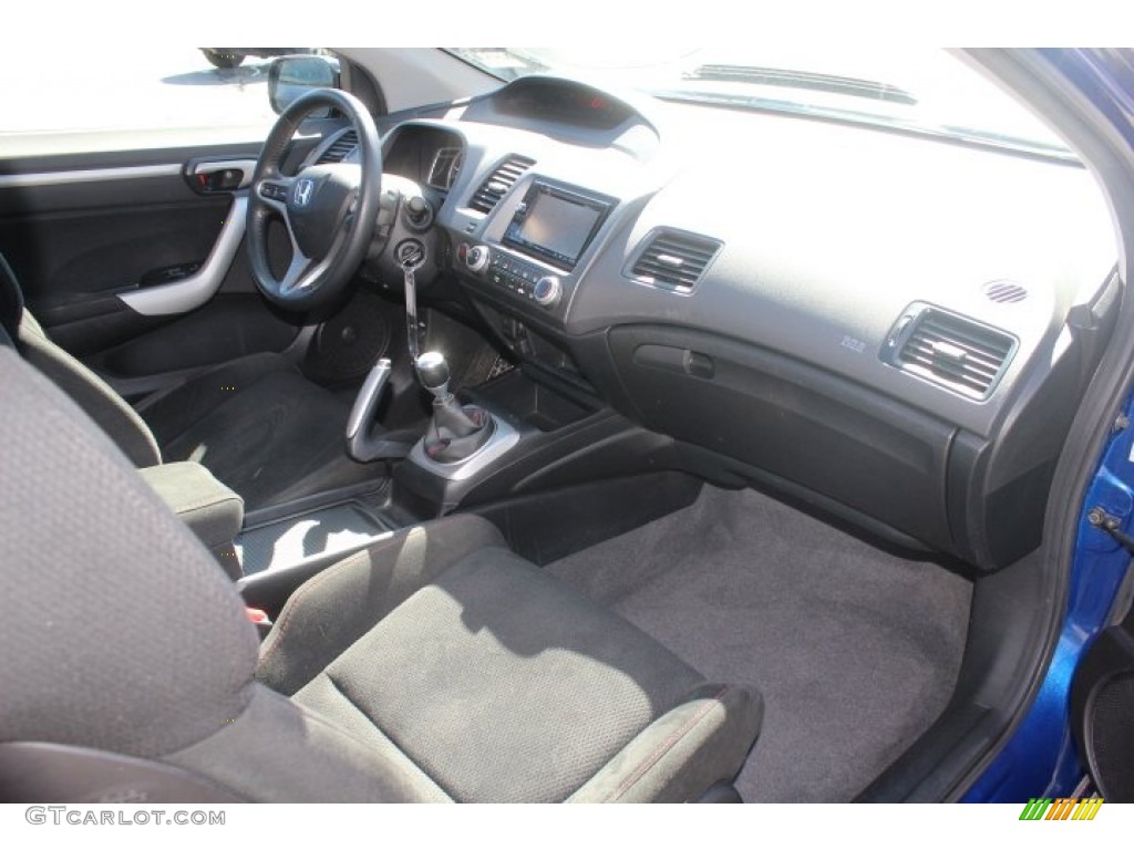 2008 Civic Si Coupe - Fiji Blue Pearl / Black photo #24