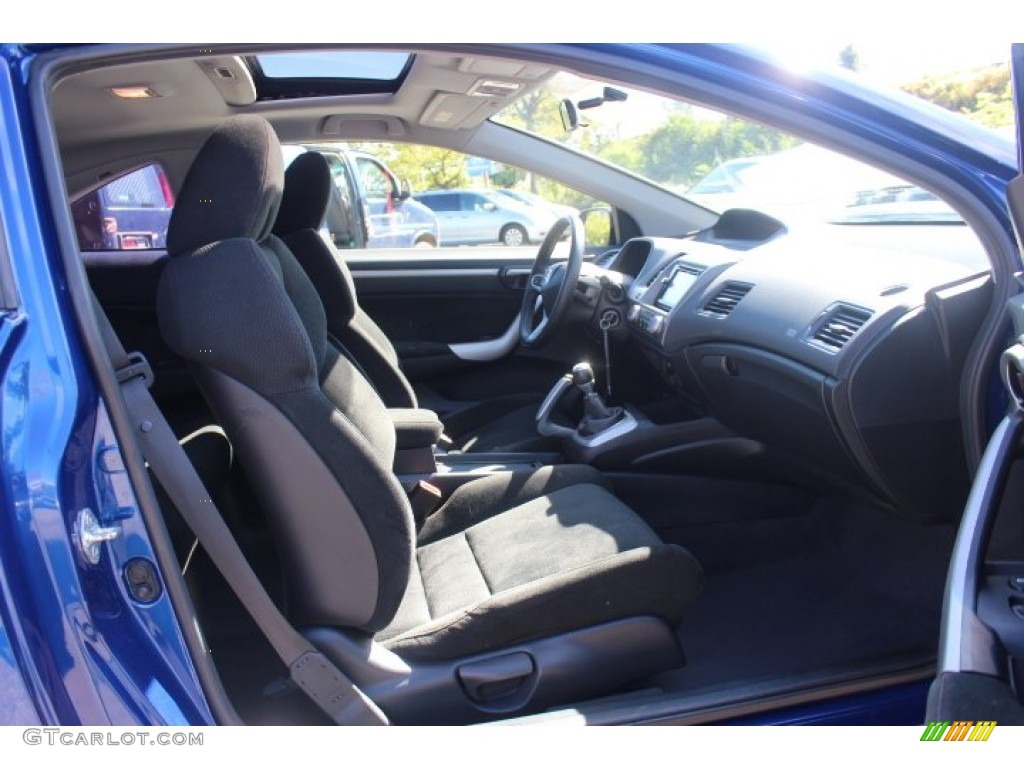 2008 Civic Si Coupe - Fiji Blue Pearl / Black photo #25