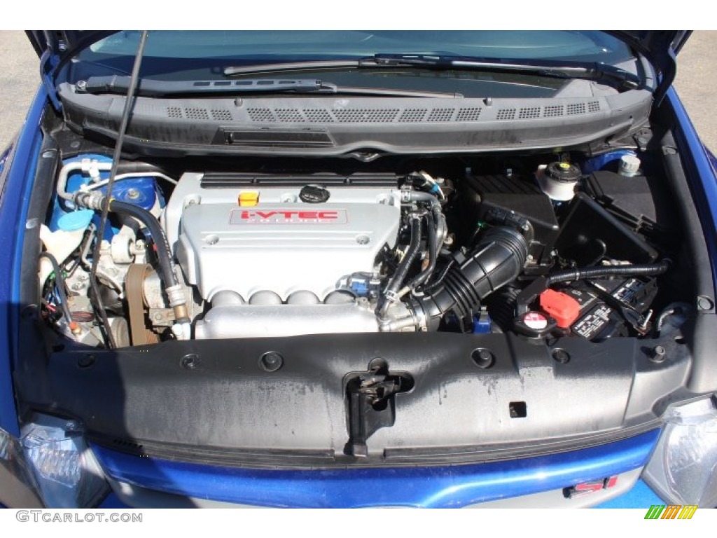 2008 Civic Si Coupe - Fiji Blue Pearl / Black photo #26