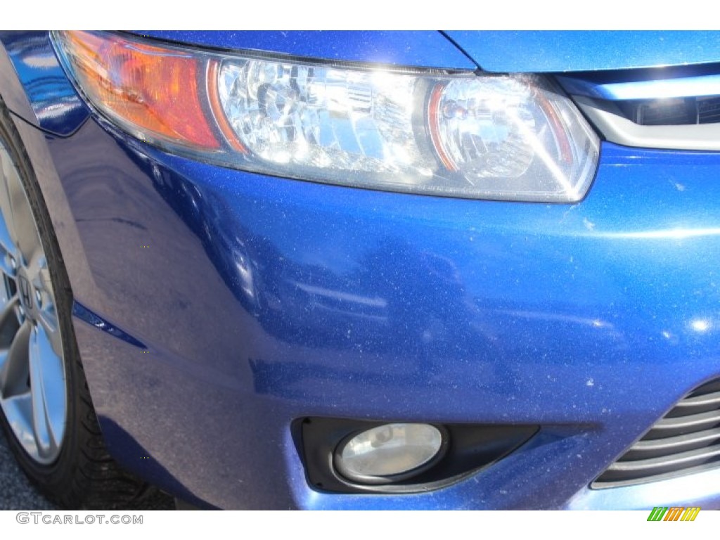 2008 Civic Si Coupe - Fiji Blue Pearl / Black photo #27