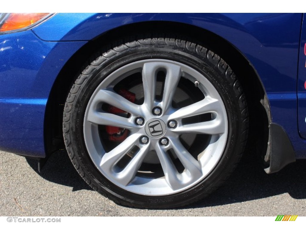 2008 Civic Si Coupe - Fiji Blue Pearl / Black photo #28