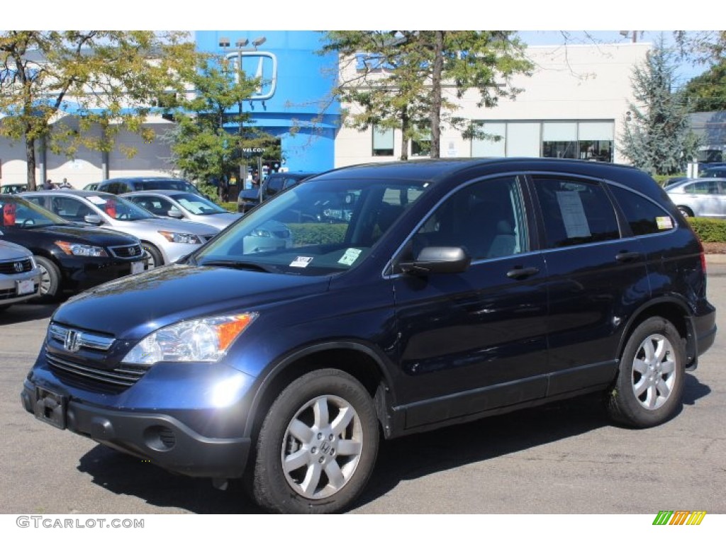 2009 CR-V EX 4WD - Royal Blue Pearl / Black photo #1