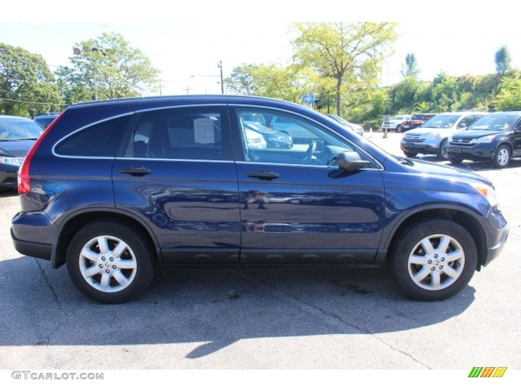 2009 CR-V EX 4WD - Royal Blue Pearl / Black photo #4