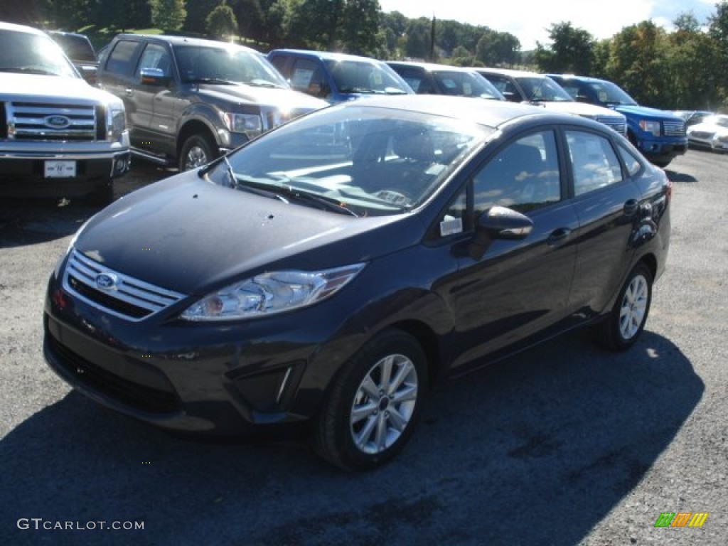 2013 Fiesta SE Sedan - Violet Gray / Charcoal Black photo #4