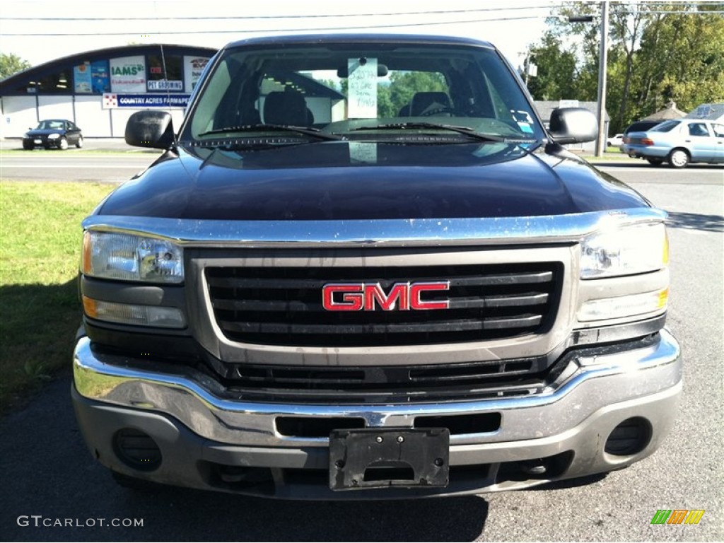 2007 Sierra 2500HD Classic SL Extended Cab 4x4 - Deep Blue Metallic / Dark Charcoal photo #2