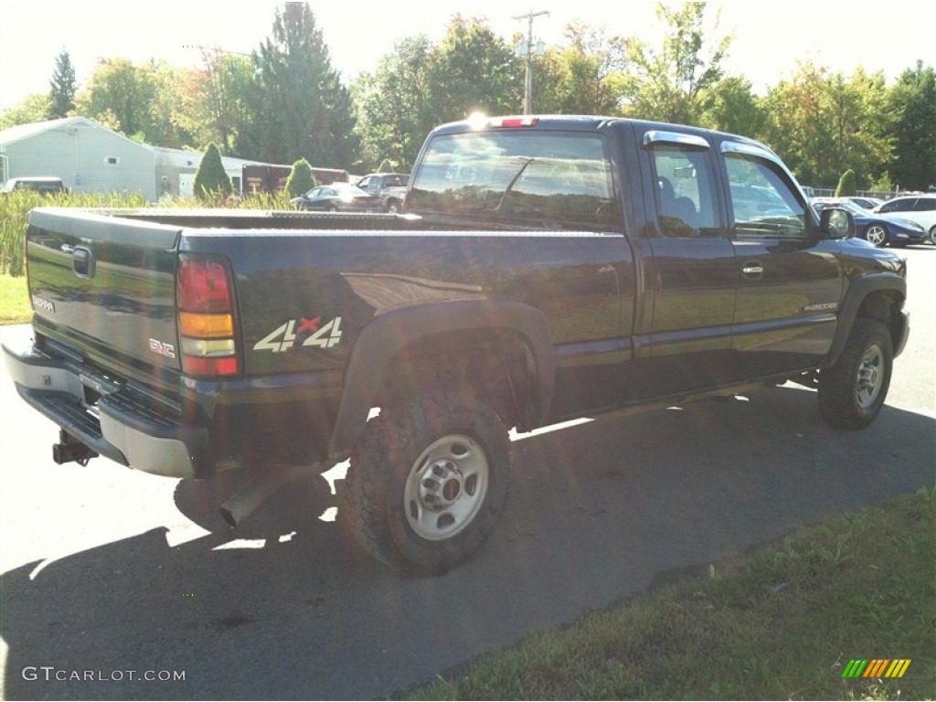 2007 Sierra 2500HD Classic SL Extended Cab 4x4 - Deep Blue Metallic / Dark Charcoal photo #5