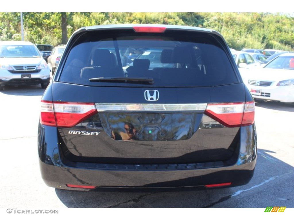 2011 Odyssey EX - Crystal Black Pearl / Gray photo #6