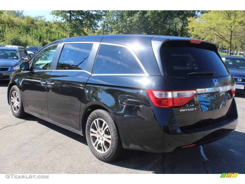 2011 Odyssey EX - Crystal Black Pearl / Gray photo #7