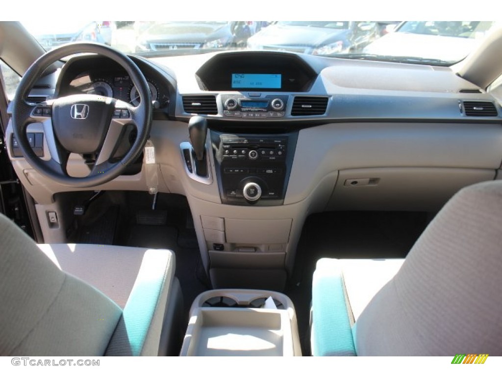 2011 Odyssey EX - Crystal Black Pearl / Gray photo #12