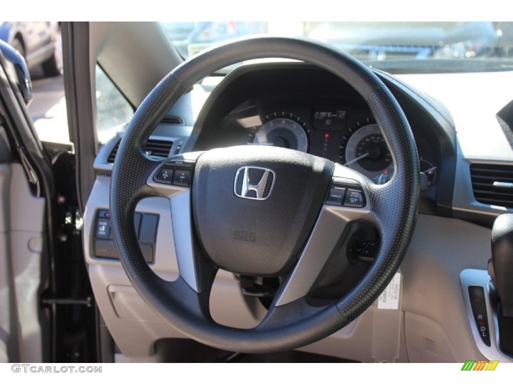 2011 Odyssey EX - Crystal Black Pearl / Gray photo #14