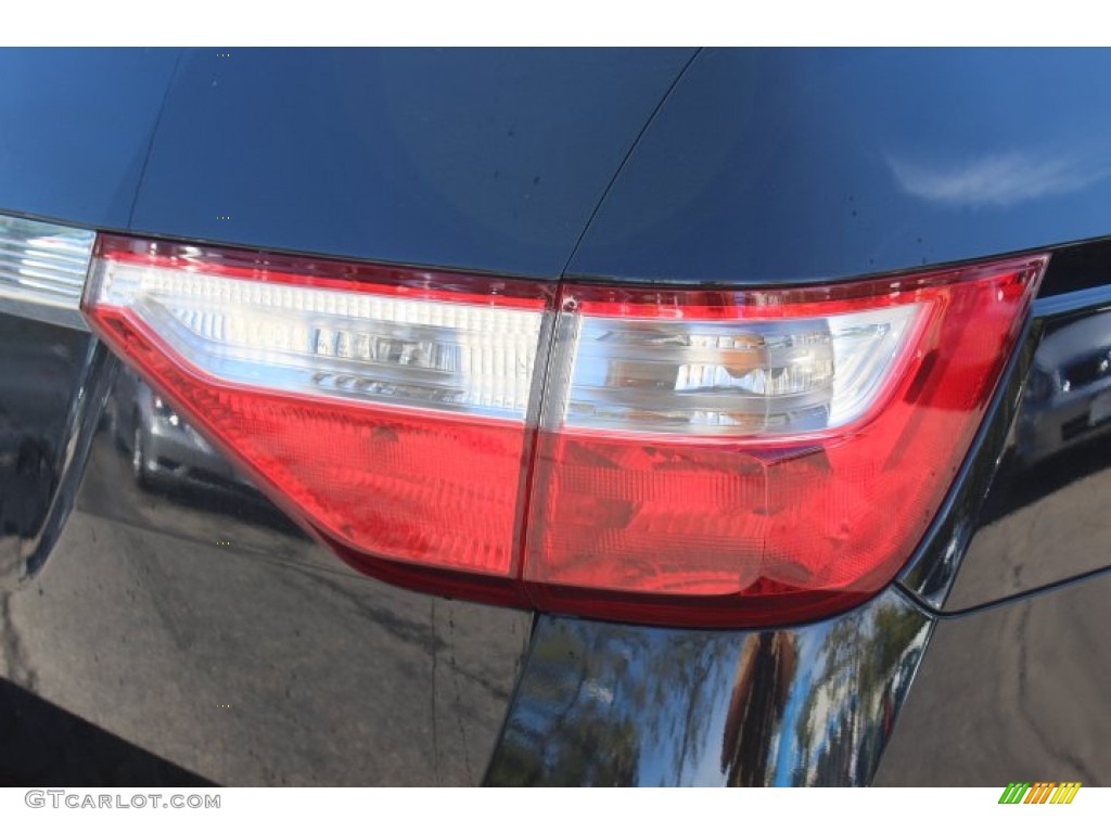 2011 Odyssey EX - Crystal Black Pearl / Gray photo #19