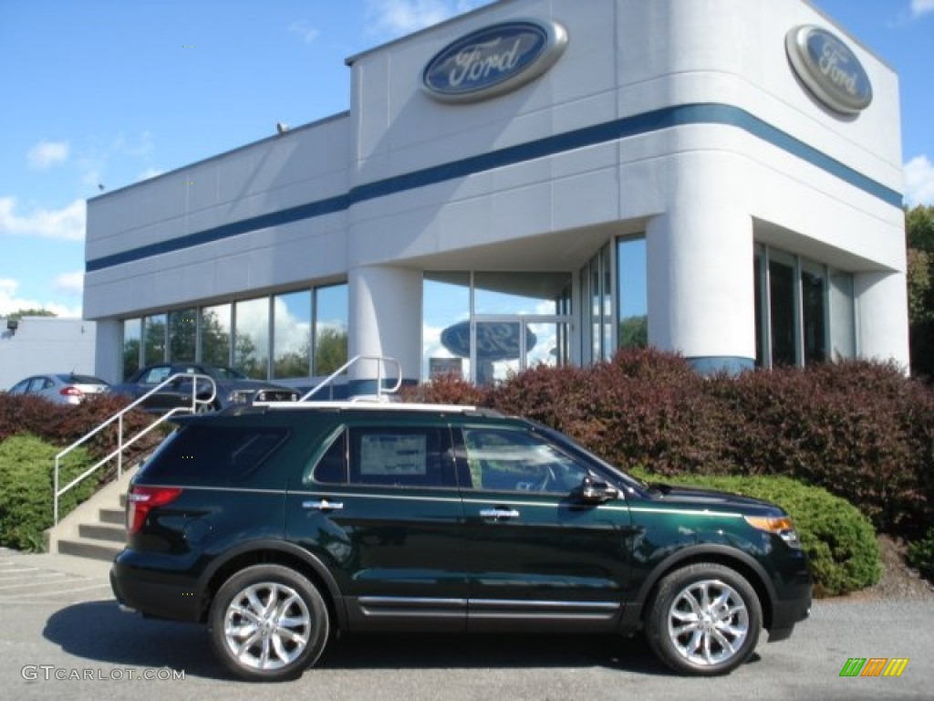 Green Gem Metallic Ford Explorer