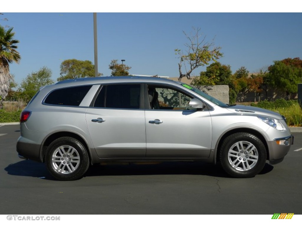 2009 Enclave CX AWD - Quicksilver Metallic / Dark Titanium/Titanium photo #3